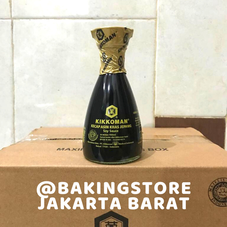 

Kikkoman Soy Sauce Shoyu Dispenser | Kecap Asin Halal 150 ml