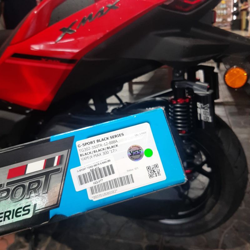 Shock belakang YSS Gsport Xmax 250 Black original