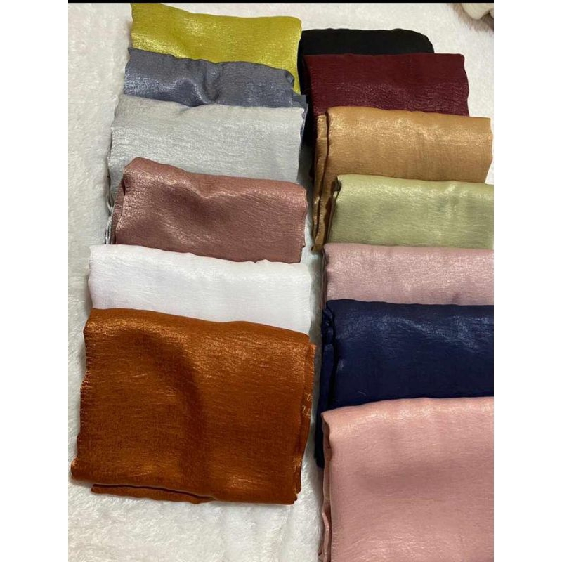 (umma textile)KAIN SANTORINI SILK TERMURAH