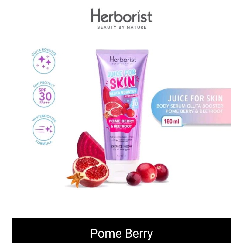 NEW HERBORIST BODY LOTION GLUTA BOOSTER 180ML ORIGINAL