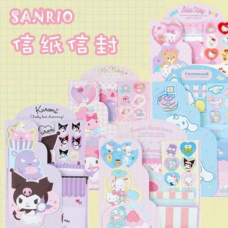 Set Surat Stationery Lucu Melody Twin Star HK Cinamorol