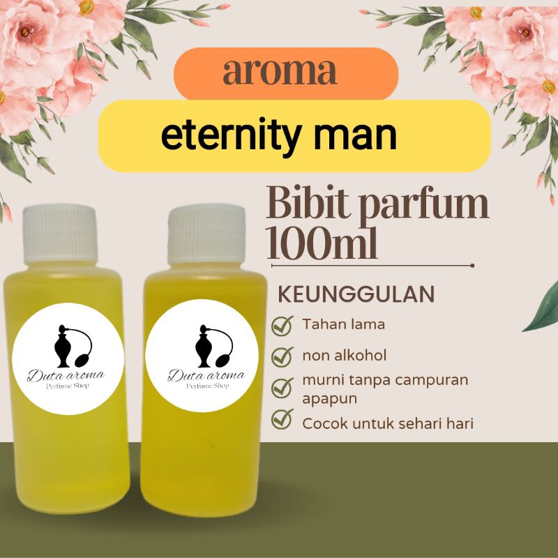 parfum bibit eternity man 100 ml murni