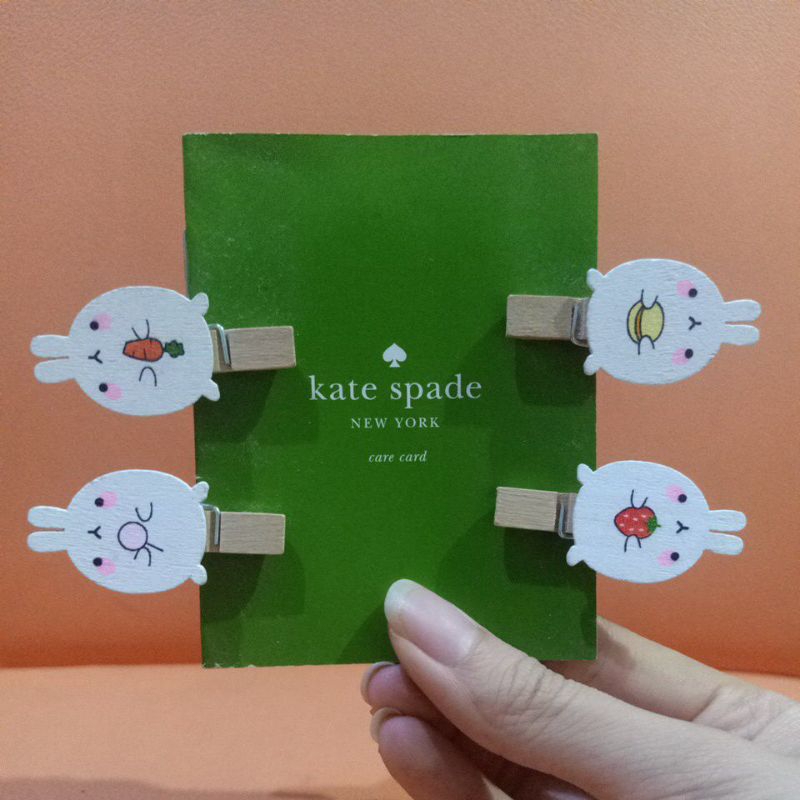 

Penjepit Kertas Klip Kertas Kelinci Lucu Satu Set ❤️ satu set dapat 4 buah ❤️