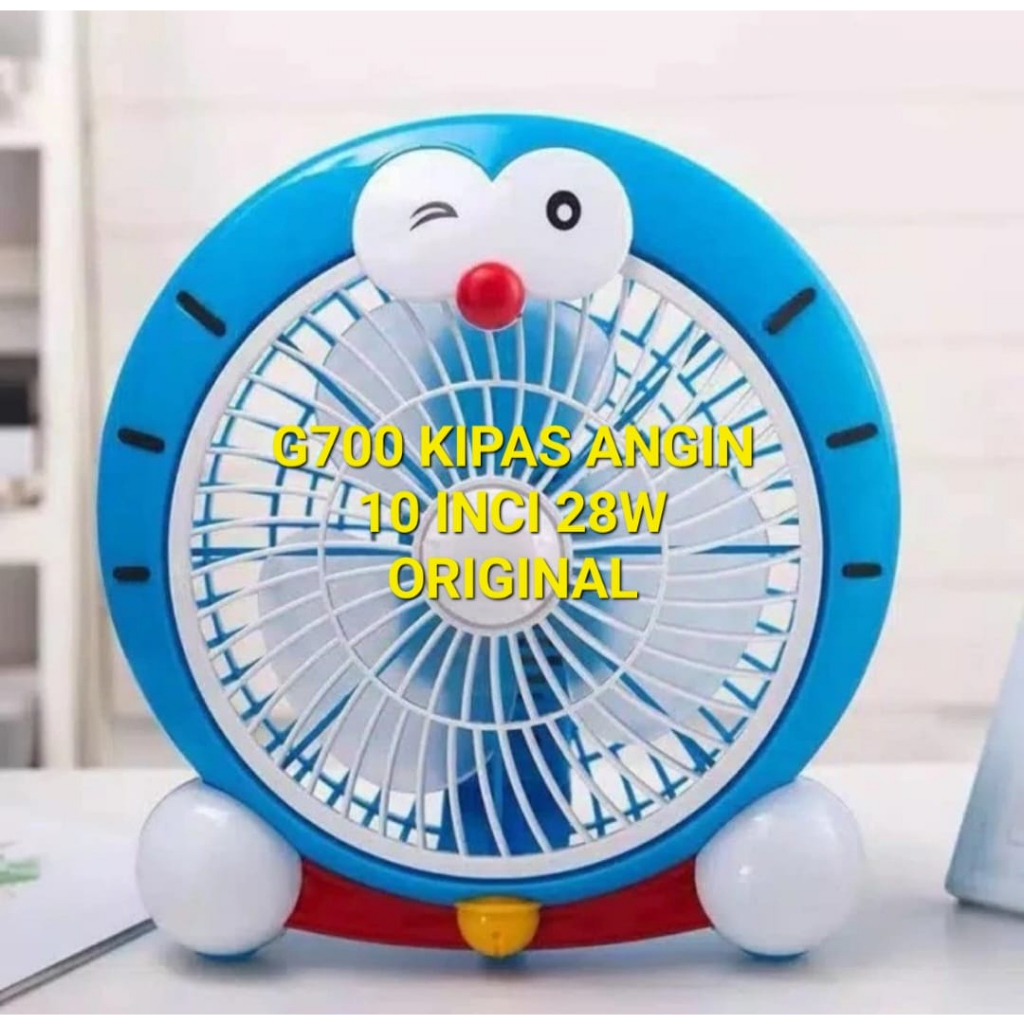 G700 KIPAS ANGIN FAN MINI 10 INCI 28W ORIGINAL 25CM KARAKTER BOX WIND AIR MEJA TABLE ON OFF PENDINGIN KAMAR PENYEJUK RUANGAN PENYEGAR  GARANSI UANG KEMBALI BILA PRODUK YANG DITERIMA TIDAK BERFUNGSI / TIDAK SESUAI / TIDAK COCOK  Kipas Angin Mini dengan kar