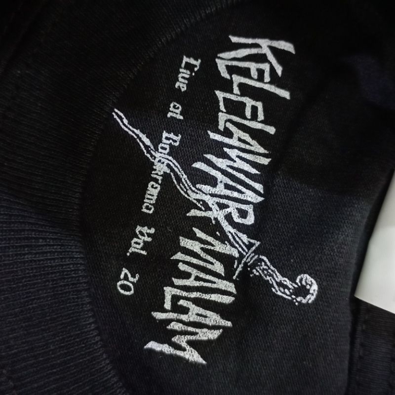 Tshirt KELELAWAR MALAM - LIVE AT BOJAKRAMA Limited
