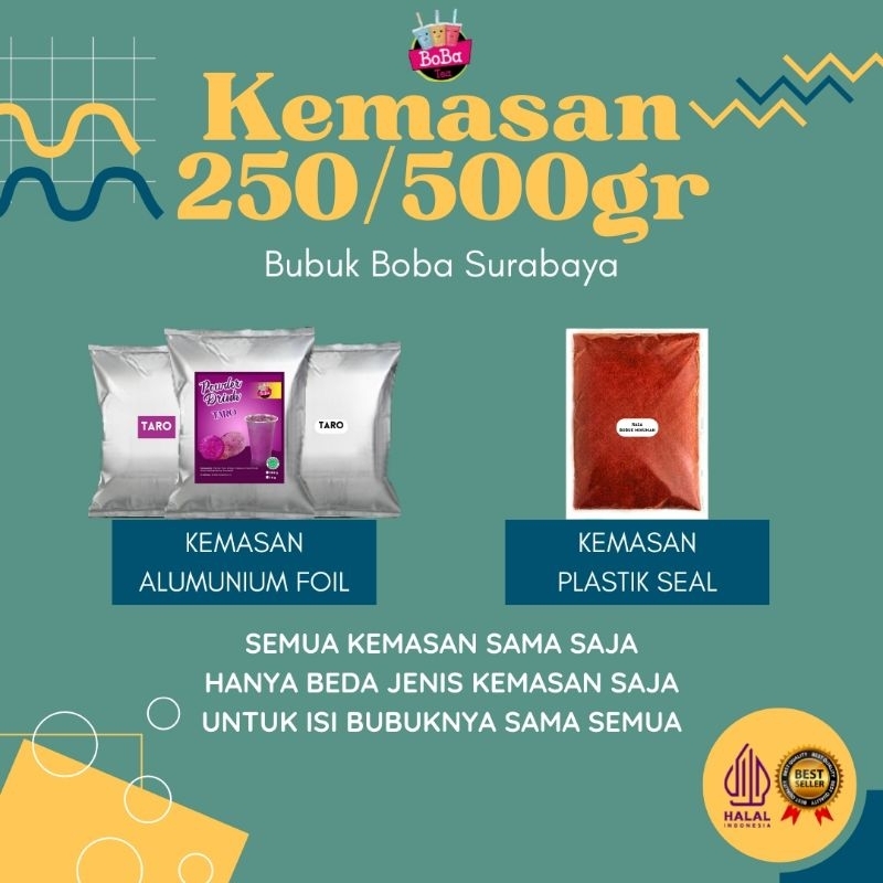Bubuk Minuman Rasa Premium MIX 250gr Serbuk Minuman Rasa dan Teh Kekinian