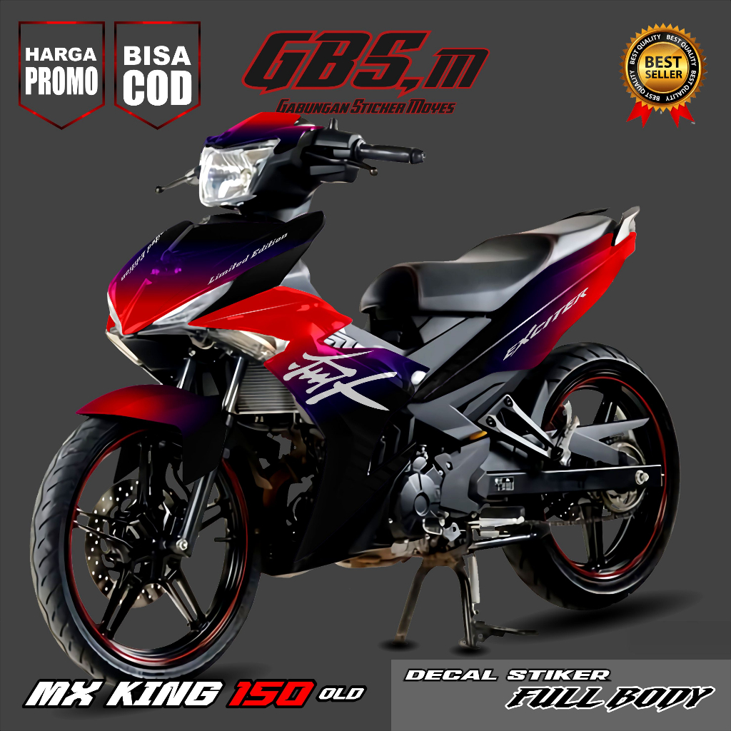 COD Decal Sticker Full Body Yamaha Mx King Old 2015 2016 2017 Dekal Sticker Motor Mx King Fullbody