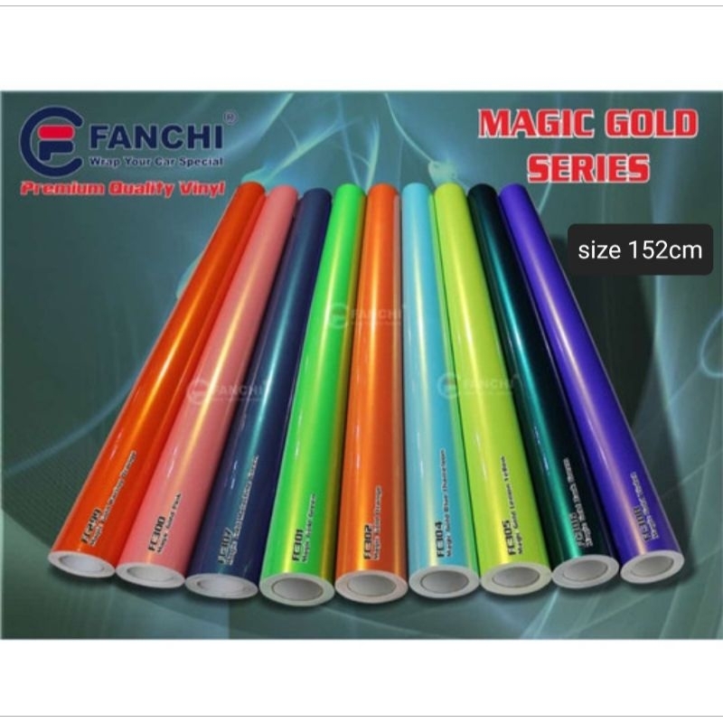 152cm Sticker FANCHI Magic Gold Series Lebar 152cm Permeter