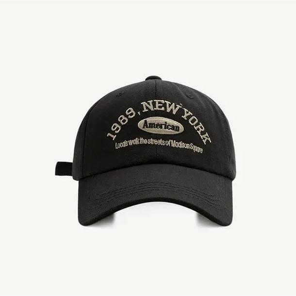 Topi NY New York 1989 Pria Wanita Unisex Distro Original Lokal Keren Bahan Tebal Bordir Topi BaseBall Pria Dewasa Casual Murah Topi Korea Cowok Cewek Terkini