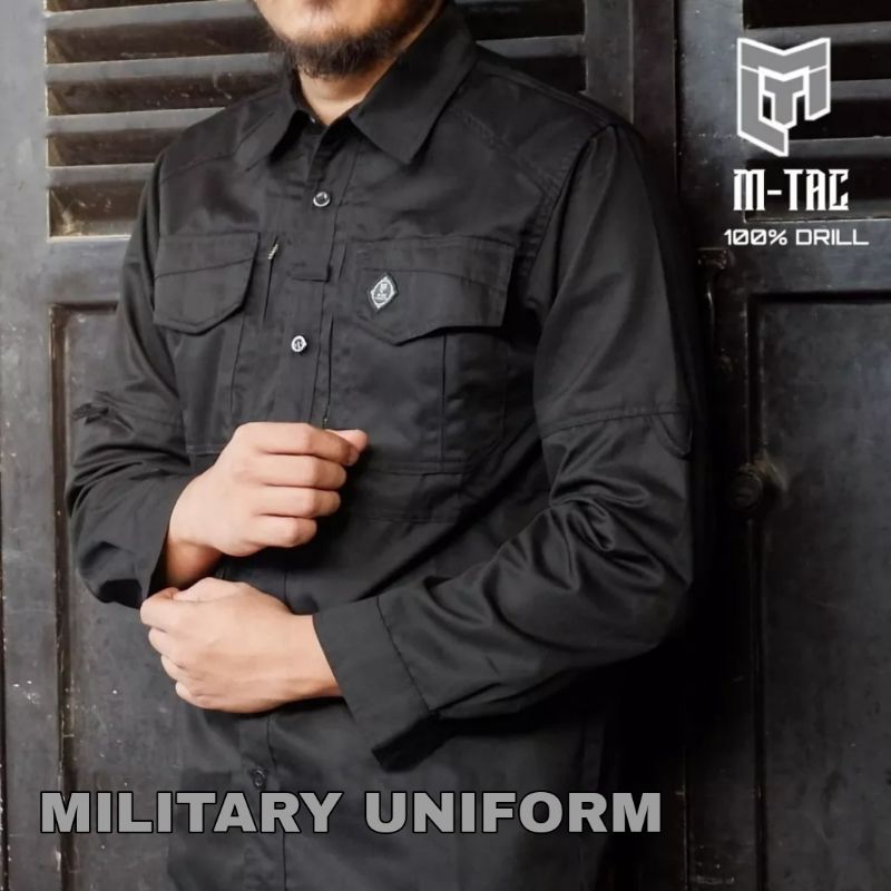 M-TAC KEMEJA PANJANG KEMEJA TACTICAL TERBARU AMERICAM DRIL