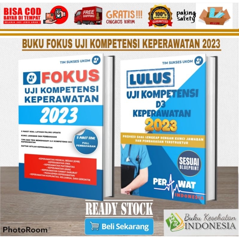 FOKUS UKOM D3 KEPERAWATAN 2023 DILENGKAPI RASIONAL NANDA NIC NOC ASKEP 3S SDKI SIKI SLKI DAN PANDUAN