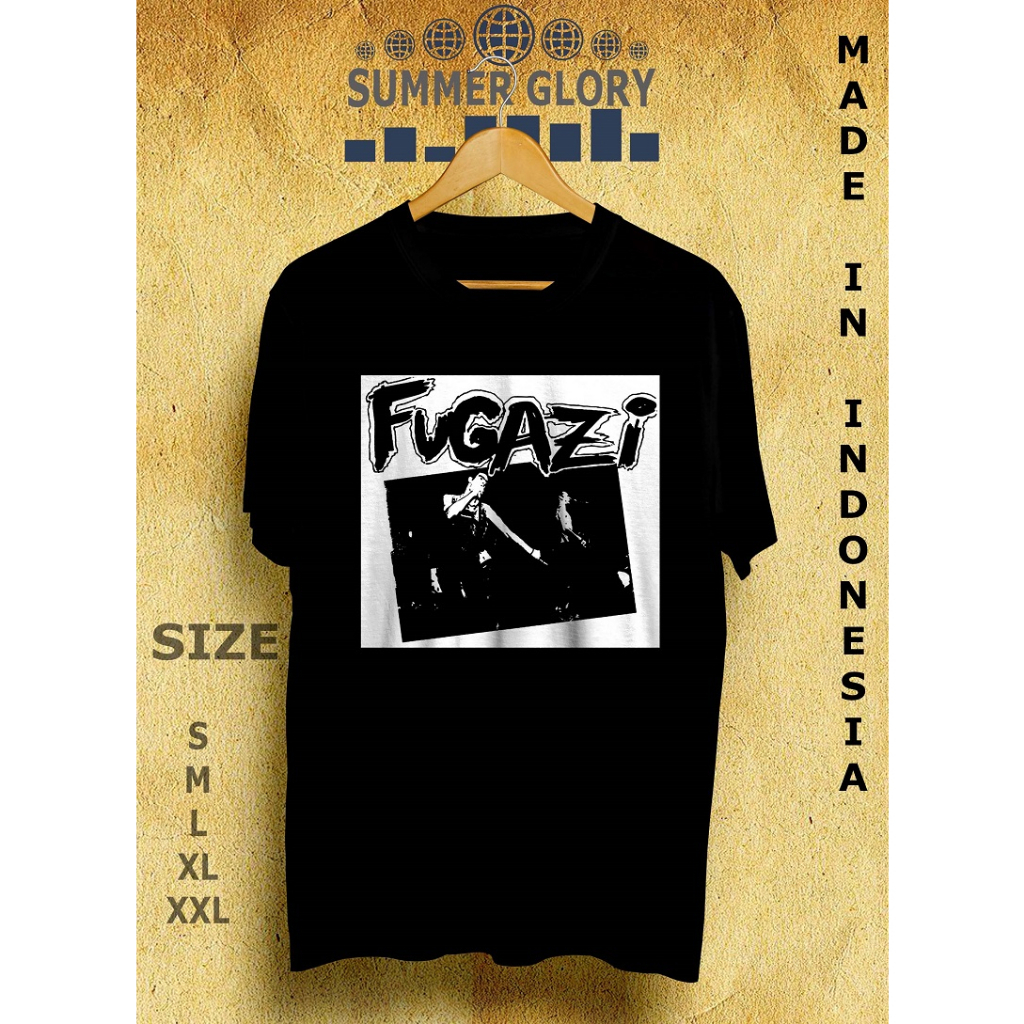 FUGAZI T-SHIRT / KAOS BAND FUGAZI / FUGAZI