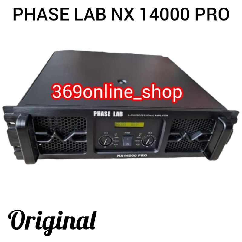 Power Amplifier Phase Lab NX 14000 Pro / NX14000 pro Original 2 channel / Power phaselab NX 14000 Pr