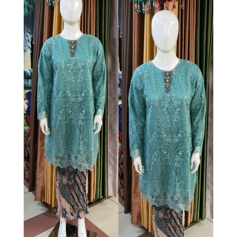 KEBAYA TUNIK TILE MODERN TERBARU 2023 MEWAH / KEBAYA TUNIK BRUKAT MODERN / KEBAYA TUNIK / KEBAYA TUNIK JUMBO / KEBAYA TUNIK COUPLE / STELAN KEBAYA TUNIK TILE / KEBAYA TUNIK PESTA / KEBAYA TUNIK LENGAN PANJANG / KEBAYA TUNIK KONDANGAN / STELAN KEBAYA TUNIK