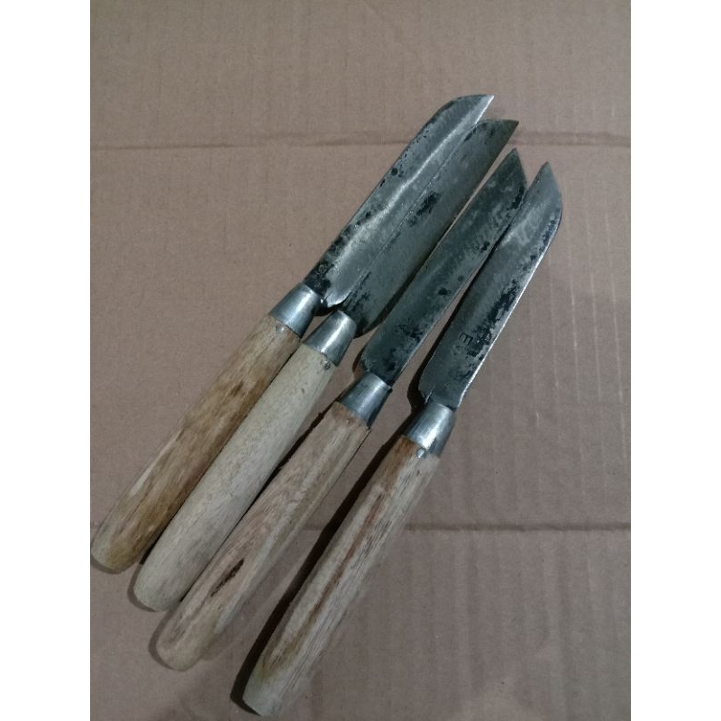 pisau dapur/pisau kecil/pisau baja/pisau bawang paket isi 4pcs