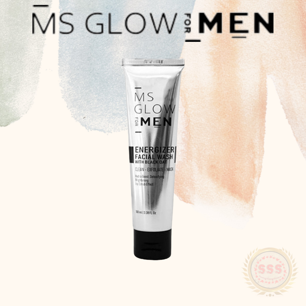 MS GLOW FOR MEN Energizer Facial Wash 100ml