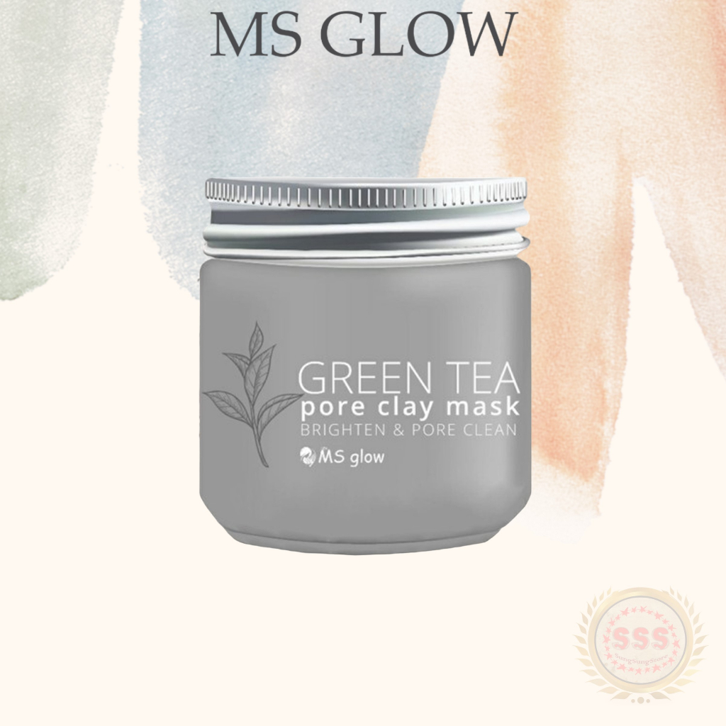 MS GLOW Green Tea Clay Mask 100gr