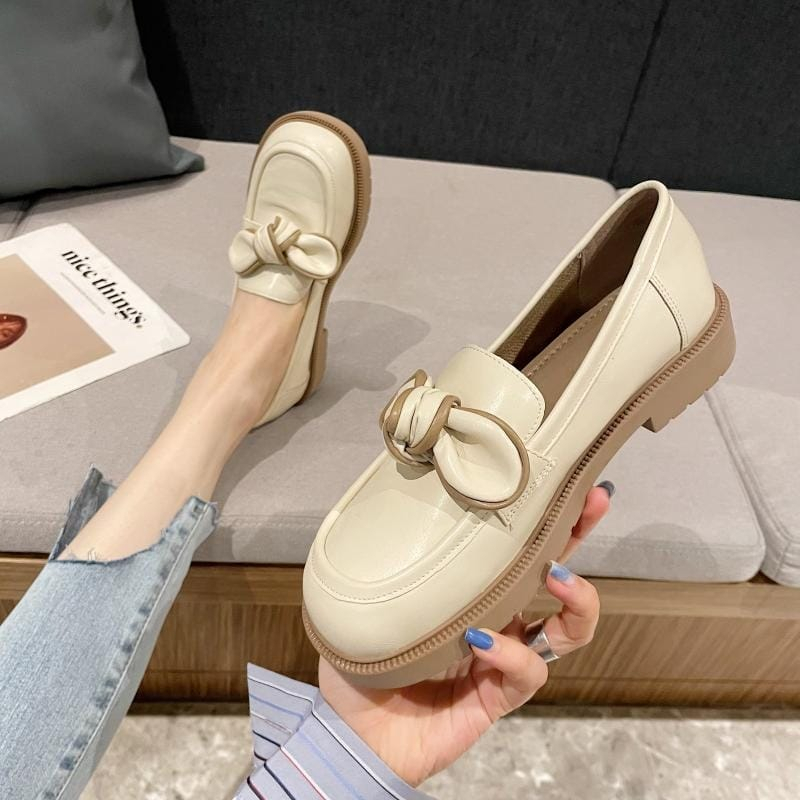 SEPATU KULIT WANITA ''JK'' DOCMART LOAFERS GAYA JEPANG PREMIUM PTA 066