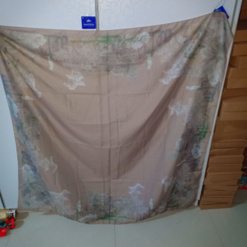 Mandjha Special Free Box Ivan Gunawan Fashion Original Scarf Victorious Brown, Produksi Juga Victori