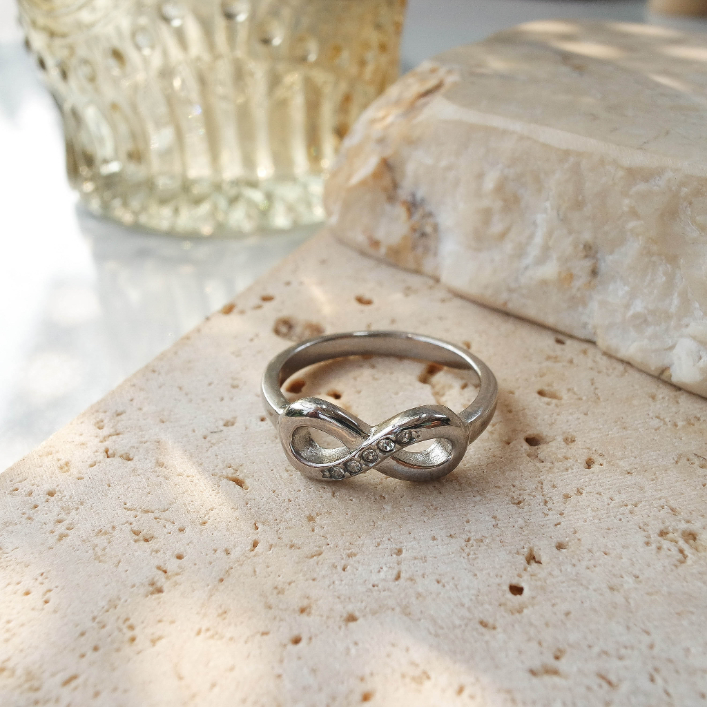 (CINCIN ANTI KARAT) - INFINITY RING - STAINLESS STEEL