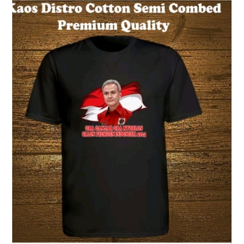 kaos Ganjar || Kaos Partai || Kaos Ganjar Pranowo || Kaos Ora Ganjar Ora Nyoblos