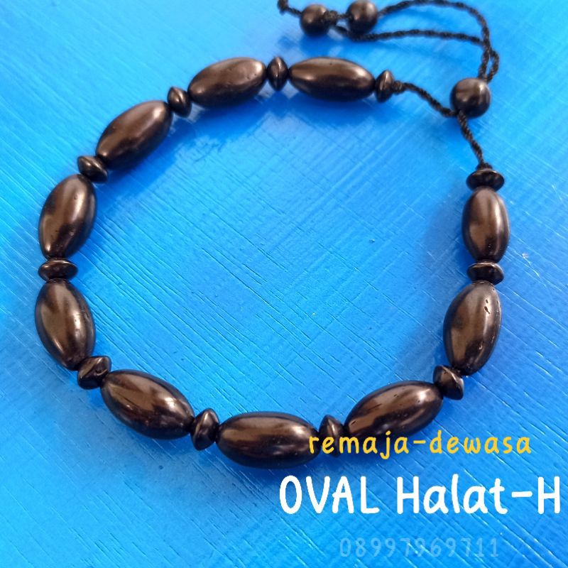 Gelang Kayu kaukah (OVAL HALAT) Wanita-Pria koka kokka kaokah kokah