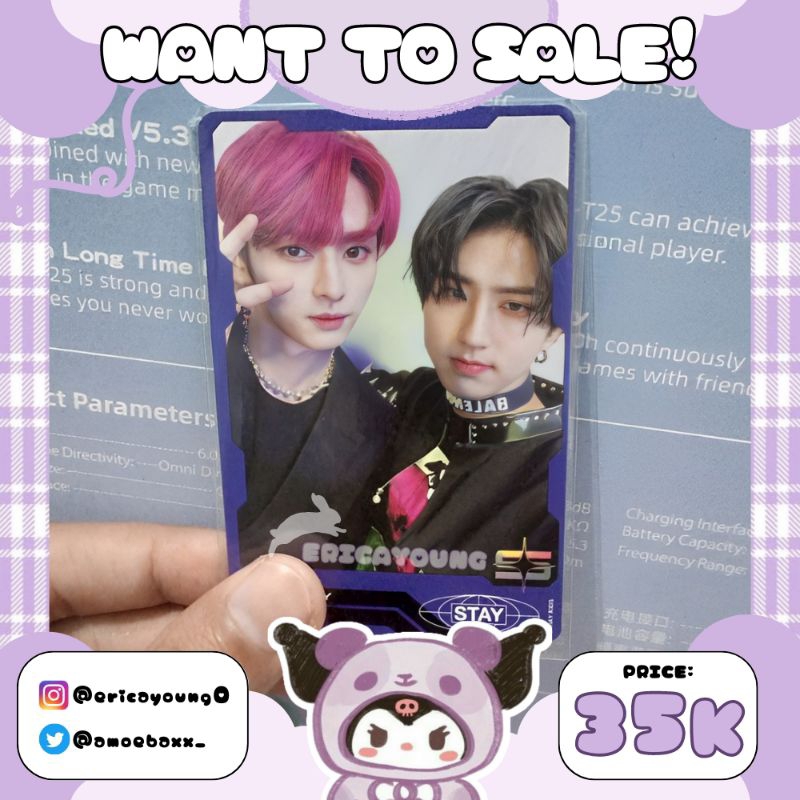 photocard straykids unit minsung