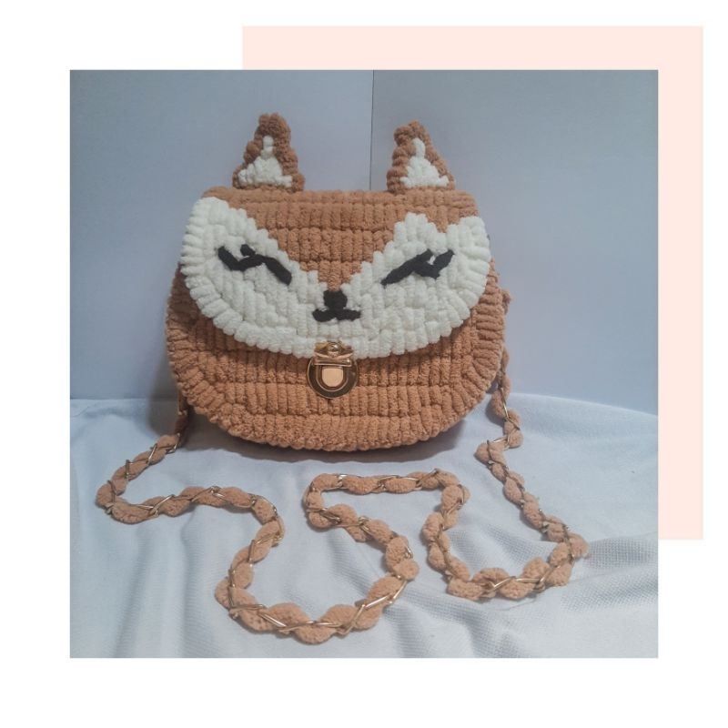 PLASTIC CANVAS BAG || DEER BAG || TAS WANITA