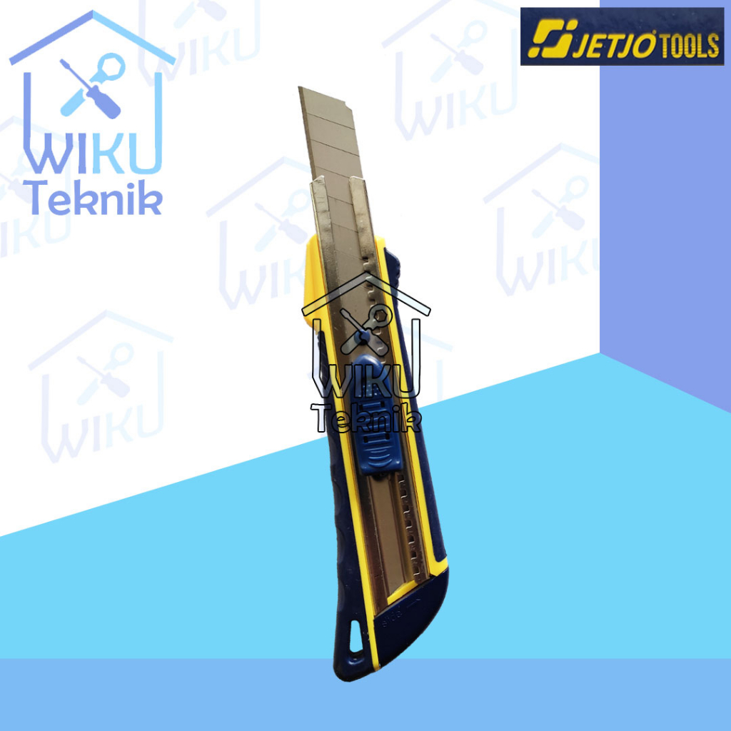 

JetJo Cutter Besar Gagang Karet Biru / Pemotong Kertas Potong Kardus Karton