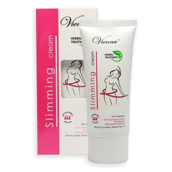 𝐕𝐢𝐞𝐧𝐧𝐚 𝐒𝐥𝐢𝐦𝐦𝐢𝐧𝐠 𝐁𝐨𝐝𝐲 𝐓𝐫𝐞𝐚𝐭𝐦𝐞𝐧𝐭 𝐂𝐫𝐞𝐚𝐦 80ml - Krim Pelangsing BPOM