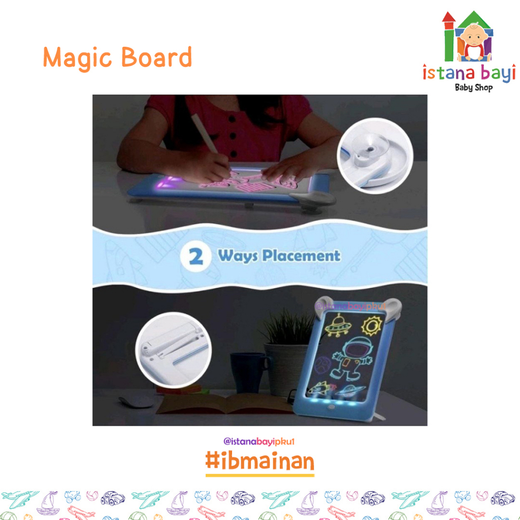 Mainan Edukasi - Magic Board 85127 - Mainan Papan Tulis
