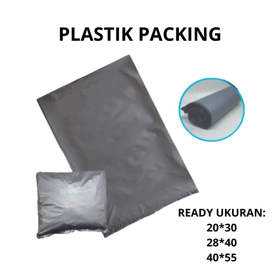 Plastik Packing Abu - Abu | Packing Online By AILIN