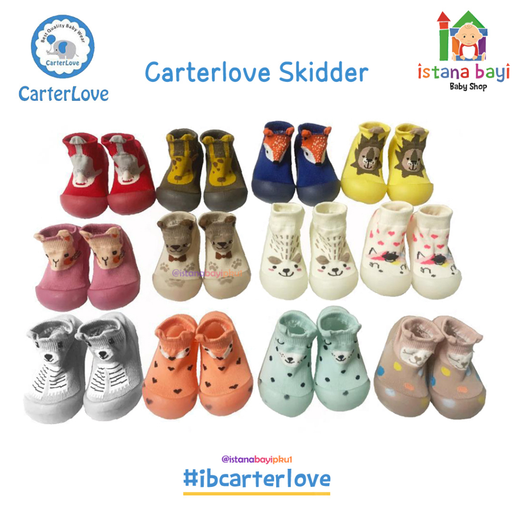 Carterlove New Skidder  Cute Animal  / Sepatu Bayi