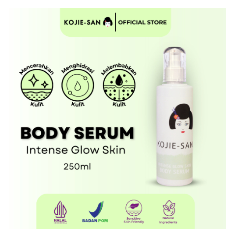 [PRODUK BARU] Kojie-San Body Serum INTENSE GLOW SKIN 3x MENGHIDRASI DAN MELEMBABKAN KULIT LEBIH DALAM