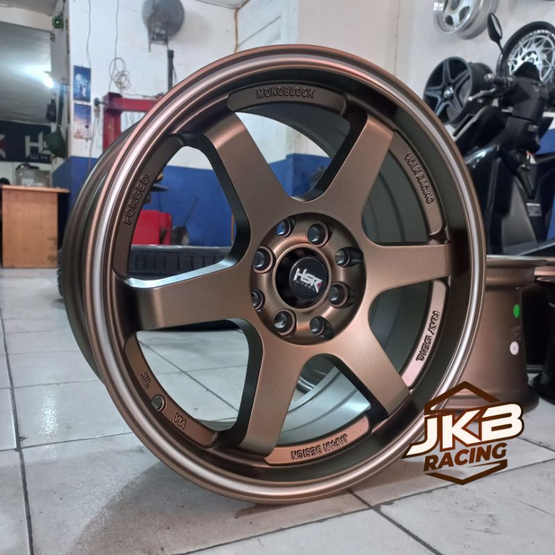 VELG MOBIL BEKAS | TE37 R16 BUAT JAZZ YARIS VIOS CITY MOBILIO FREED DLL