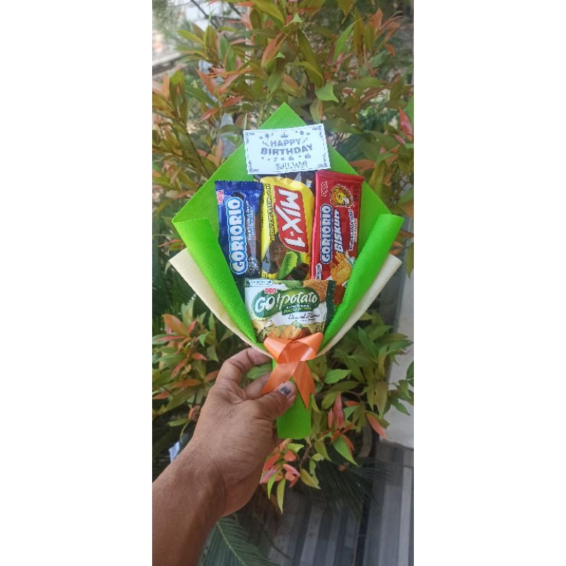 buket Snack / hampers jajan / buket jajan 5000 / buket 4 snack