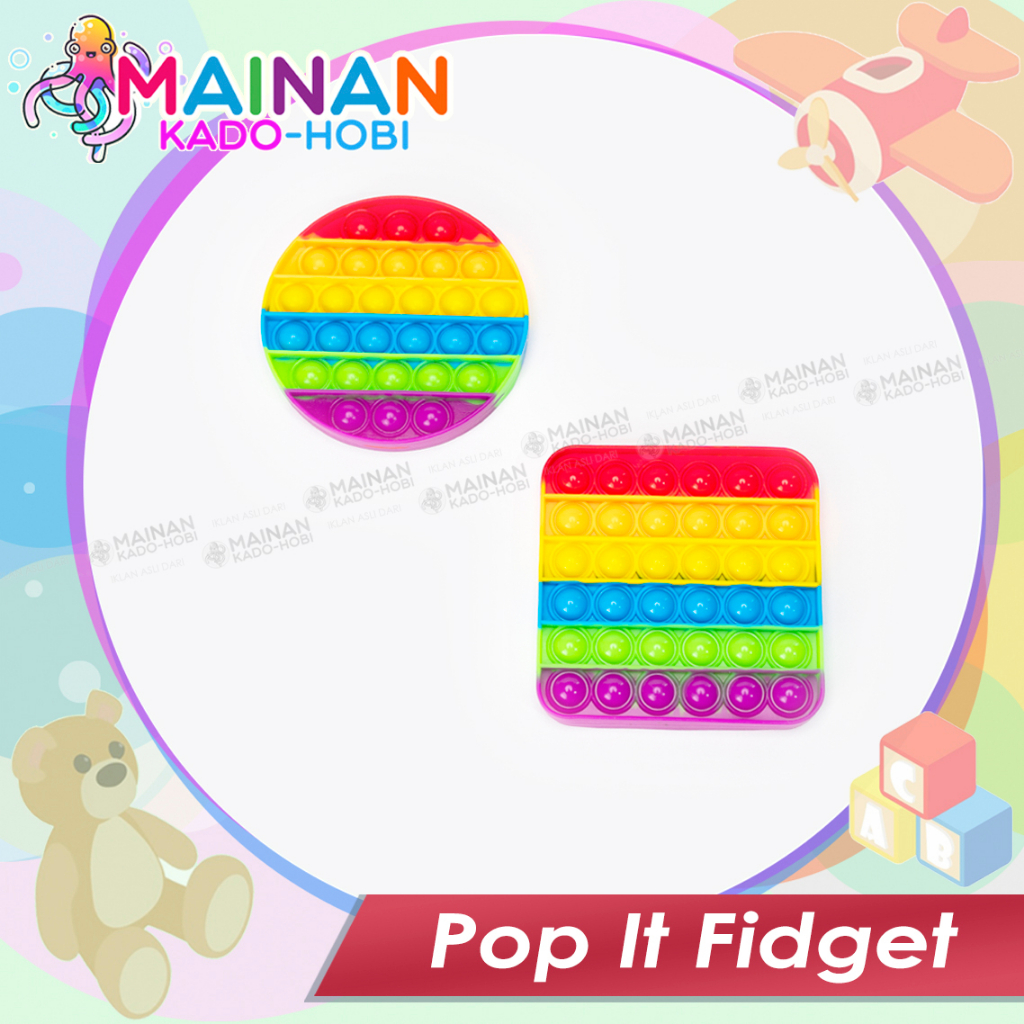 HADIAH ULANG TAHUN MAINAN ANAK EDUKASI PENCET POP IT FIDGET ANTI STRESS GAME