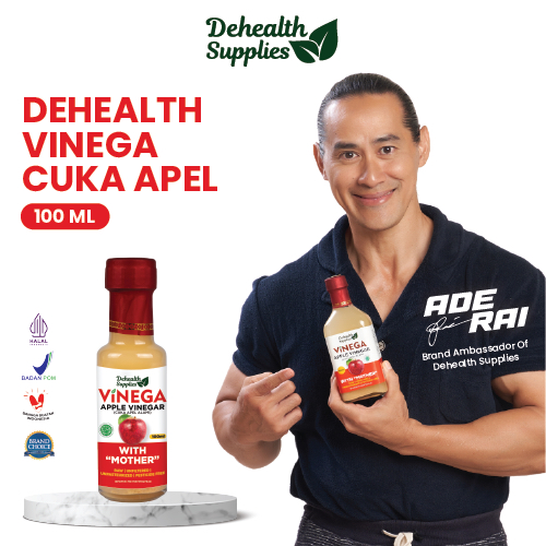 

Dehealth Supplies VINEGA CUKA APEL 100ml (botol kaca)