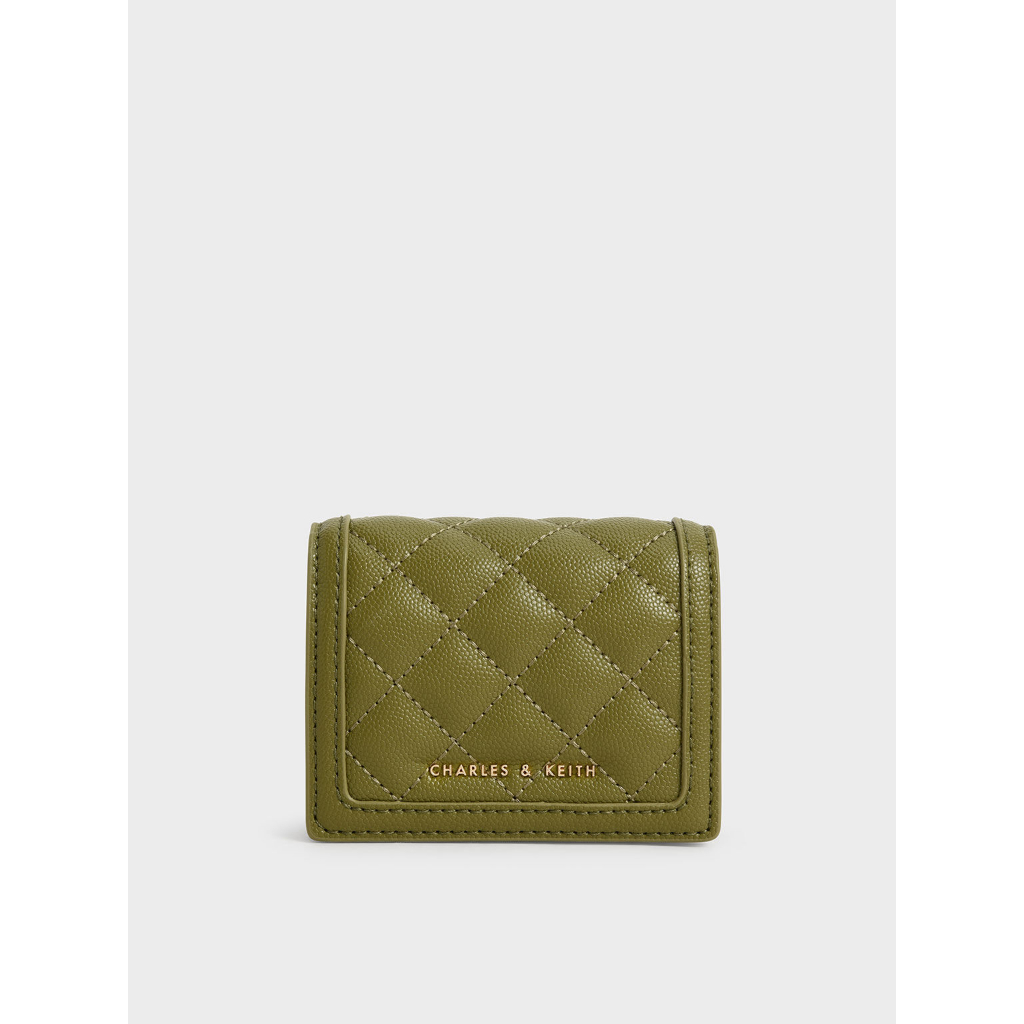 DOMPET CHARLES &amp; KEITH MICAELA QUILTED CARD HOLDER - CK-50701179