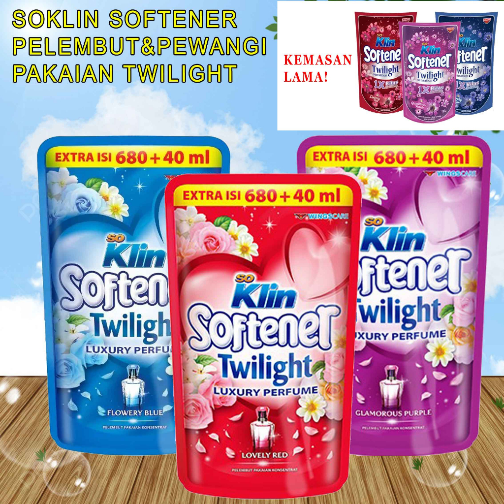 Soklin Softener / Pelembut&amp;Pewangi Pakaian / Twilight Sensation / Konsentrat