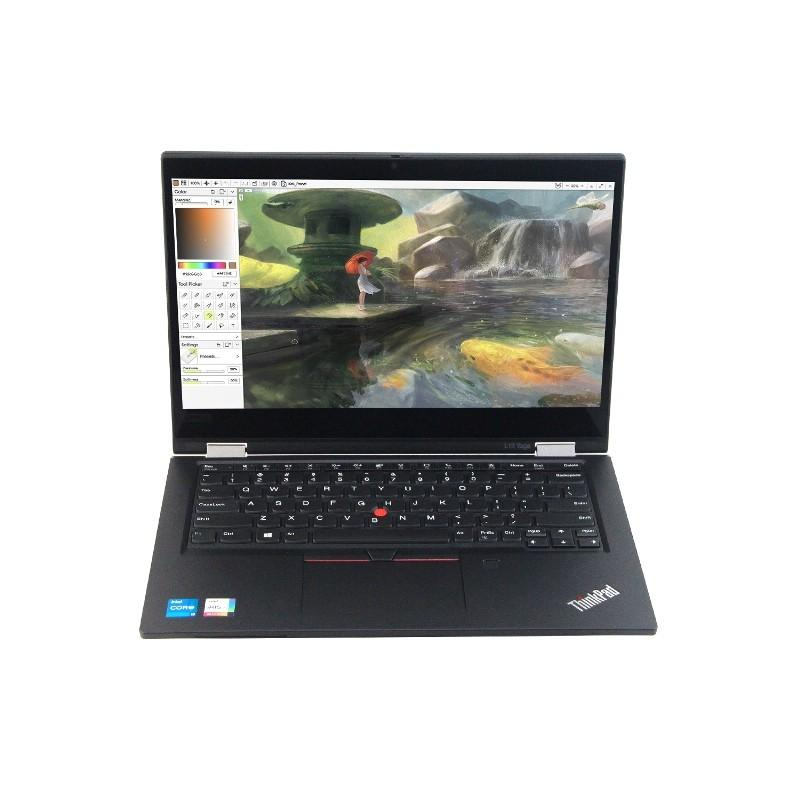 LAPTOP LENOVO THINKPAD YOGA L13 LAYAR SENTUH / CORE I5-1135G7 / RAM 16 GB / SSD 512 GB / THUNDERBOLT / FINGER PRINT / 13.3 IPS FHD TOUCH SCREEN / WINDOWS 10 PRO ORIGINAL / GARANSI 1 TAHUN / BARANG BARU 100%