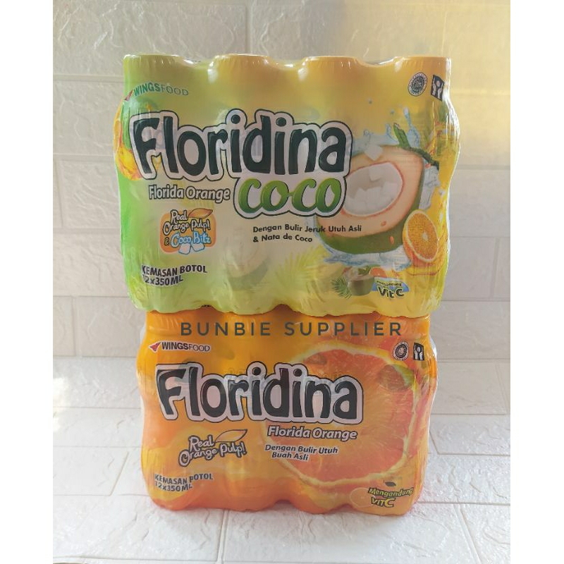 

Floridina Orange Coco 350ml / Floridina Orange 350ml / Floridina Coco 1 dus isi 12 botol (KRAT)