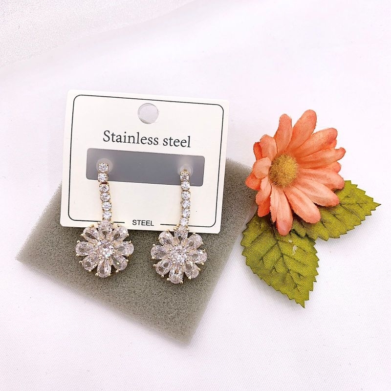 Anting Titanium Asli Premium Quality Anti karat anti alergi Stainless steel anti karat anti alergi Anting Premium Quality At518