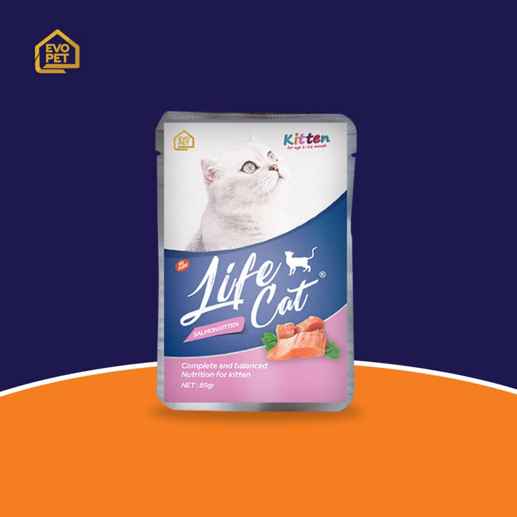 Makanan Kucing Basah Wet Food LIFE CAT Pouch