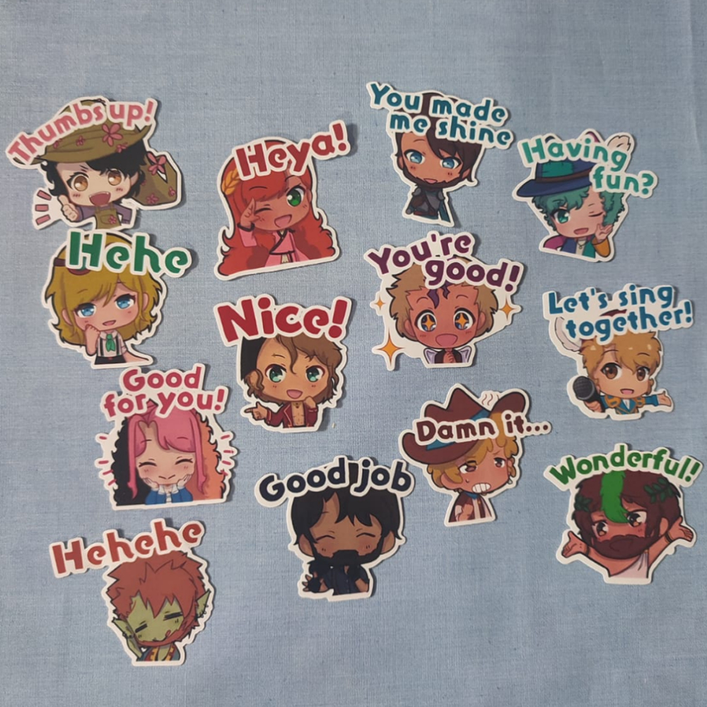 

Empires SMP Project Sekai Sticker Set Pack Diecut Fanmerch