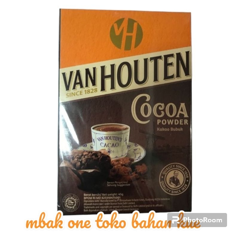 

VAN HOUTEN COCOA POWDER 40gr / 80gr /165gr