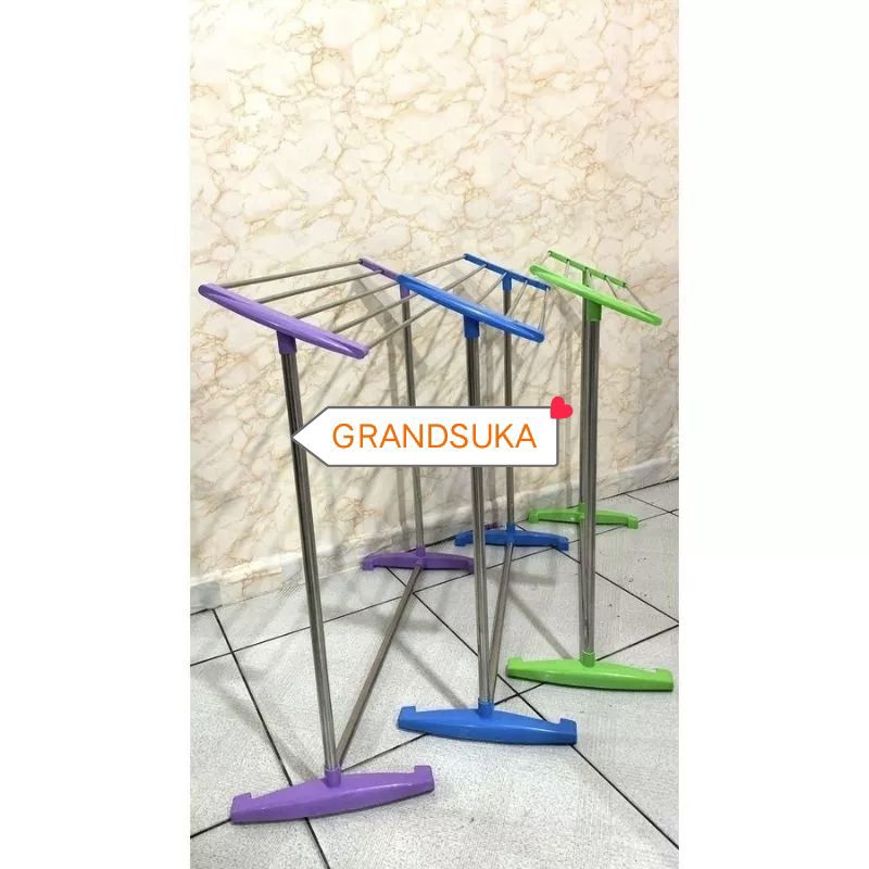 N5 COD GANTUNGAN HANDUK Stainless / JEMURAN HANDUK 2 Kaki BERDIRI RAK GANTUNG HANDUK