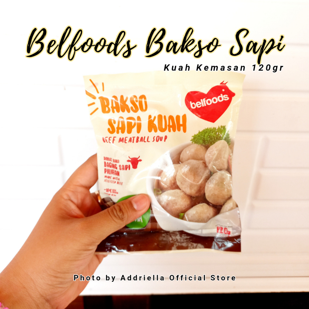 

ADDRIELLA Belfoods Bakso Kuah 120gr | Belfoods/Frozenfood/Frozenfood Murah
