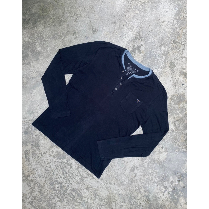 KAOS LENGAN PANJANG GUESS 2nd BRAND ORIGINAL