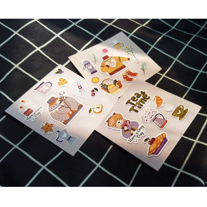 

Stiker lucu Musim Dingin